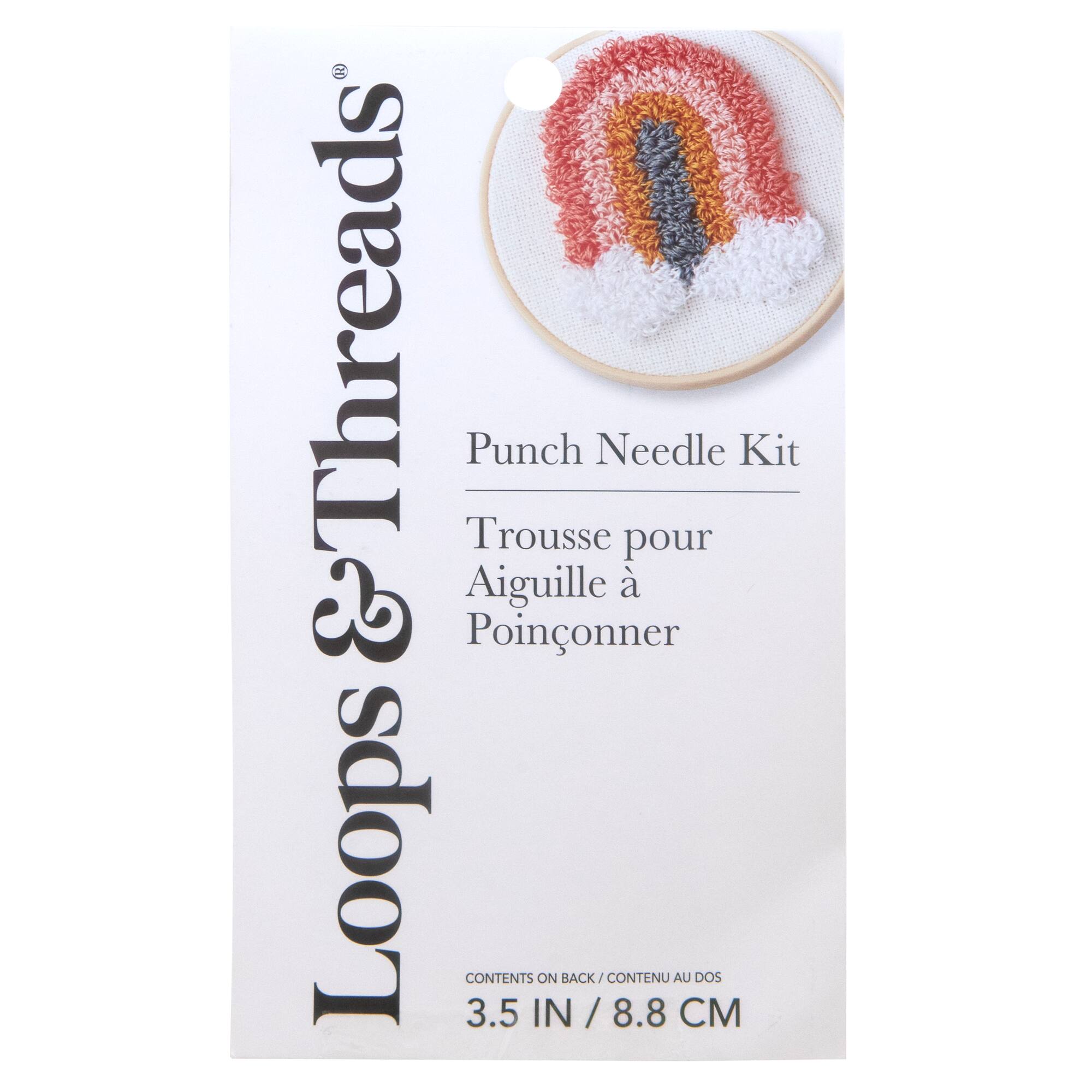 Rainbow Punch Needle Kit by Loops & Threads®